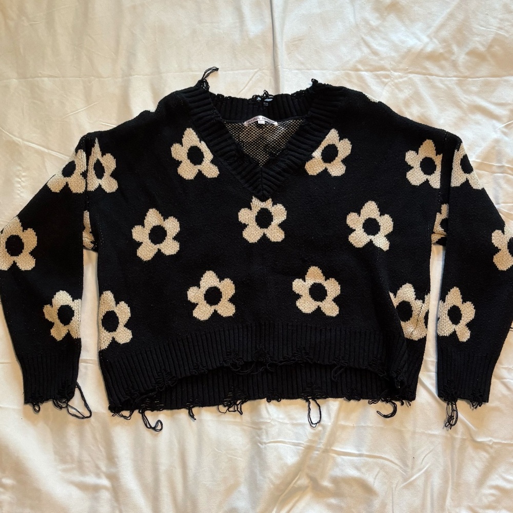 Floral Sweater